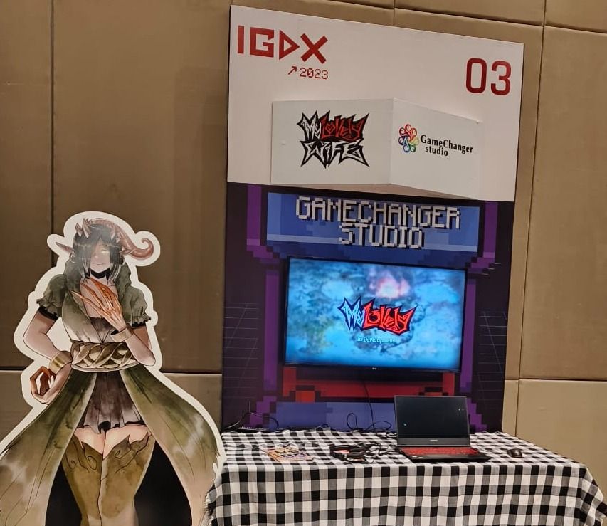 My Lovely Wife is at the Floor of IGDX 2023